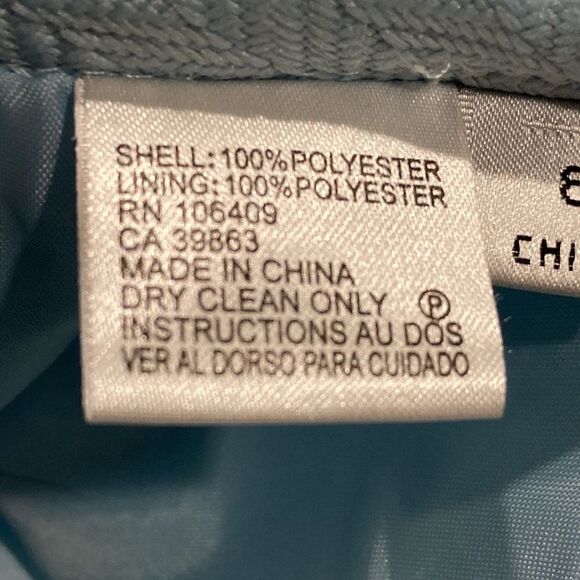 Aqua blue pencil skirt Size 8 - Picture 2 of 6